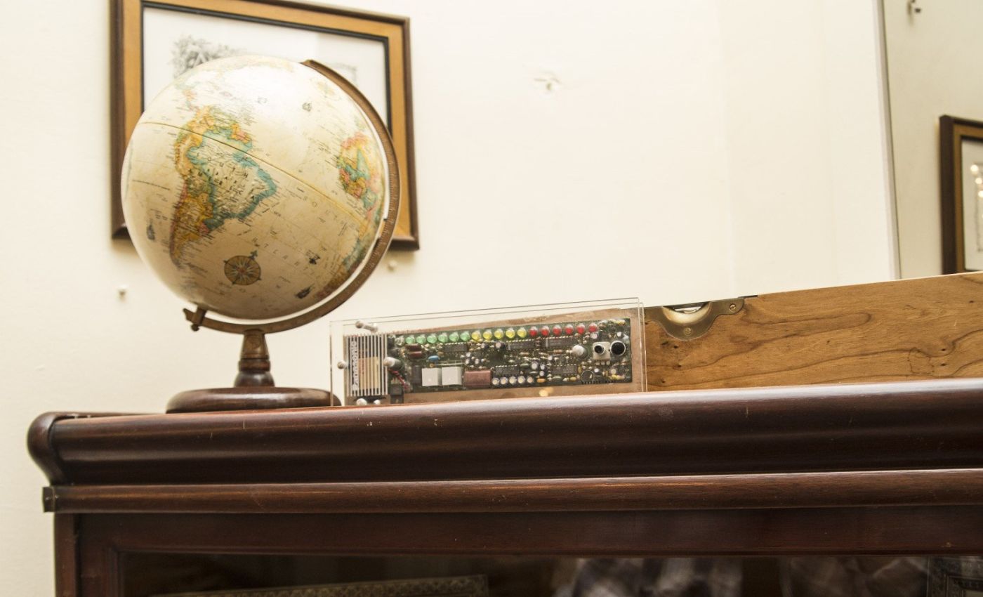 Globe on desk