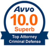 Avvo 10.0 Superb Top Attorney Criminal Defense
