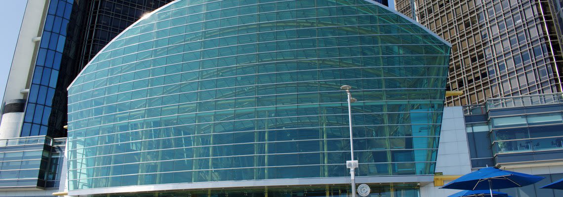 glass office building