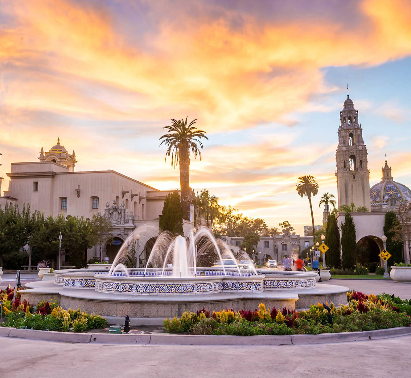 Fountain in San Diego, California