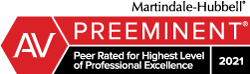 Martindale-Hubbell Preeminent badge