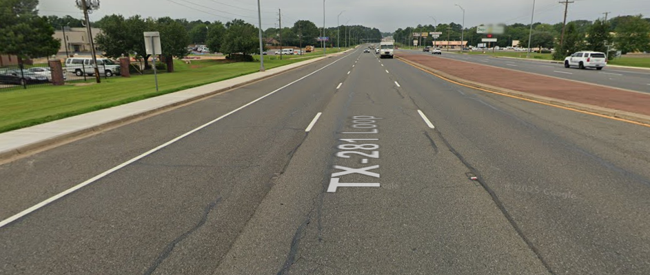 2-Car Crash on West Loop 281 in Longview