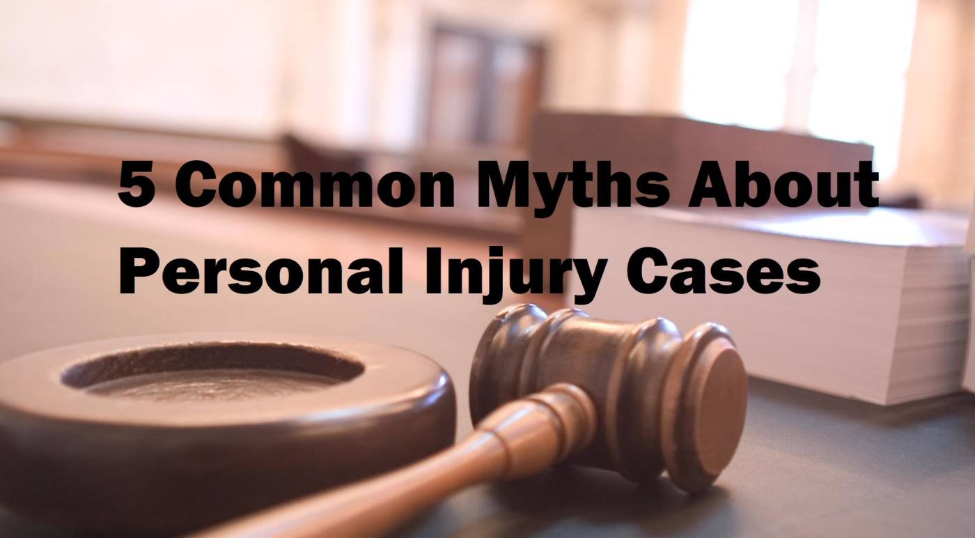 "Five common myths about personal injury cases"